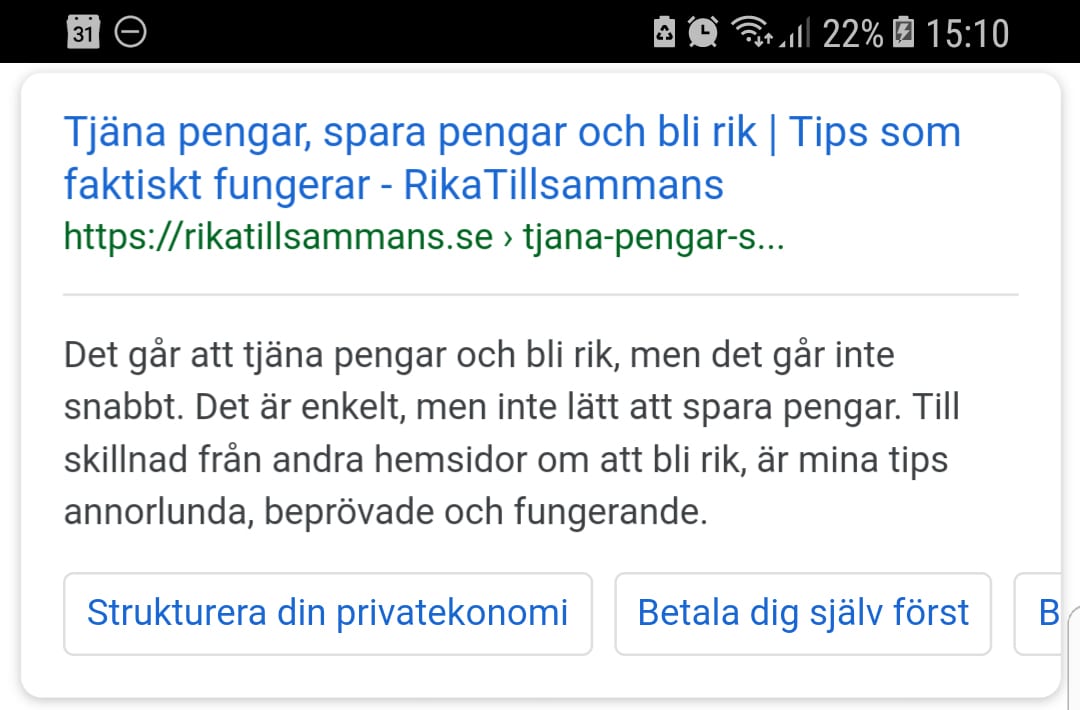 Exempel meta description dator